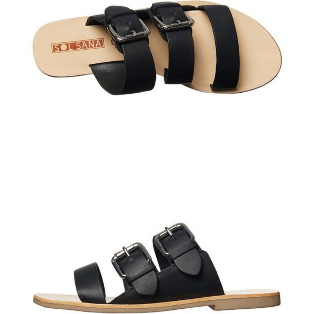 New Sol Sana Foster slide leather EU36